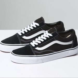 Old Skool Black & White Vans
